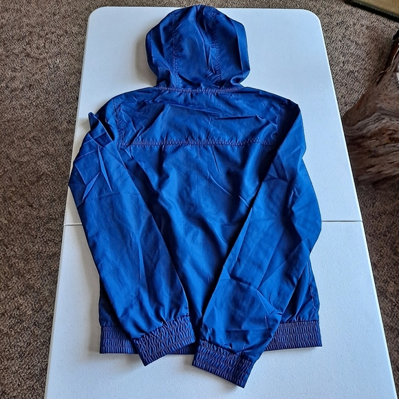 Navy Blue Zine Zip up Sweatshirt - Picture 4 of 4